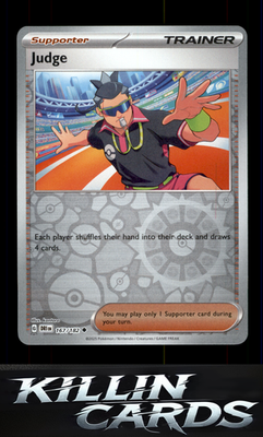 Reverse Holofoil Judge - 167/182 167/182 Pokemon Uncommon SV10: Destined Rivals