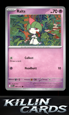 Ralts 087/217 Pokemon Common ME: Ascended Heroes Card NM