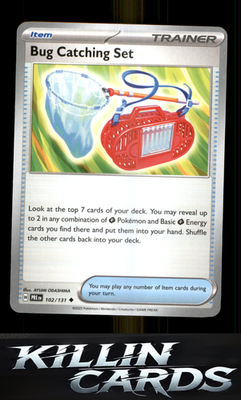 Bug Catching Set 102/131 Pokemon Uncommon SV: Prismatic Evolutions Card NM