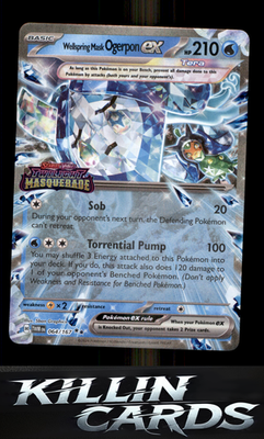 Wellspring Mask Ogerpon ex - 064/167 064/167 Pokemon Double Rare SV06: Twilight