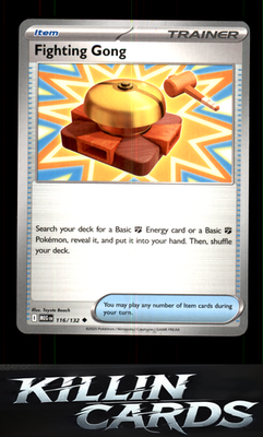 Fighting Gong - 116/132 116/132 Pokemon Uncommon ME01: Mega Evolution Card LP
