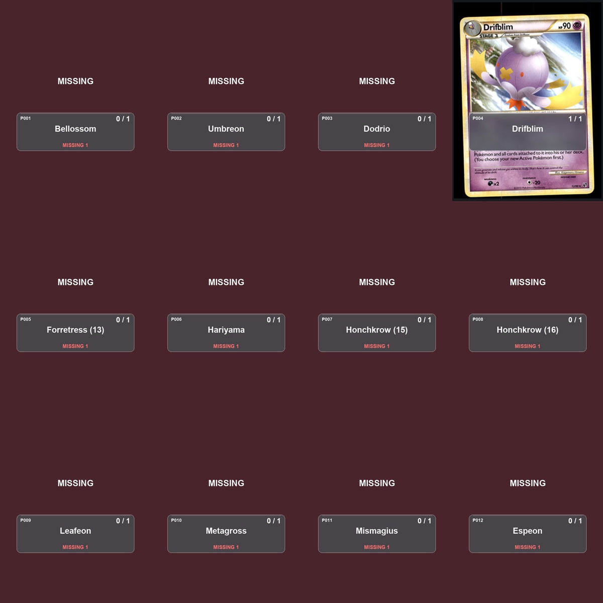 Pokemon TCG Undaunted C/UC/R Standard Set 30 Cards