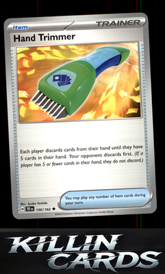 Hand Trimmer 150/162 Pokemon Uncommon SV05: Temporal Forces Card NM