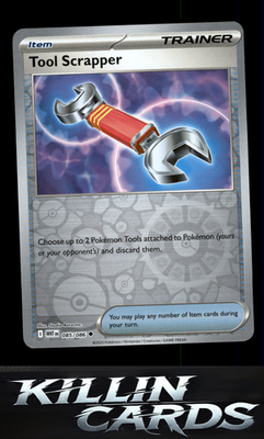 Reverse Holofoil Tool Scrapper 085/086 Pokemon Uncommon SV: White Flare Card NM