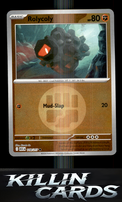 Reverse Holofoil Rolycoly (Energy Symbol Pattern) 118/217 Pokemon Common ME: Asc