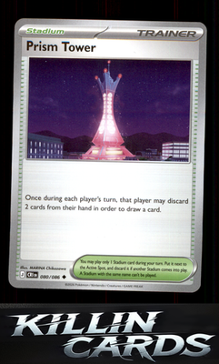 Prism Tower - 080/086 080/086 Pokemon Uncommon ME04: Chaos Rising Card NM