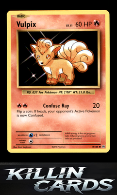 Vulpix 14/108 Pokemon Common XY - Evolutions Card NM