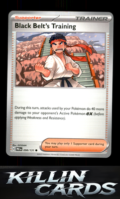 Black Belt's Training - 098/131 098/131 Pokemon Common SV: Prismatic Evolutions