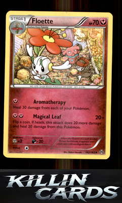 Floette 102/162 Pokemon Uncommon XY - BREAKthrough Card NM