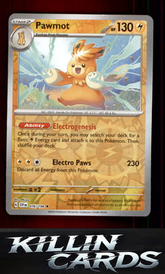 Reverse Holofoil Pawmot - 076/198 076/198 Pokemon Rare SV01: Scarlet & Violet Ba