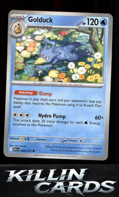 Golduck 040/217 Pokemon Uncommon ME: Ascended Heroes Card NM