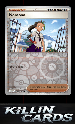 Reverse Holofoil Nemona - 082/091 082/091 Pokemon Common SV: Paldean Fates Card
