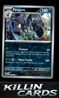 Reverse Holofoil Pangoro 099/159 Pokemon Uncommon SV09: Journey Together Card NM