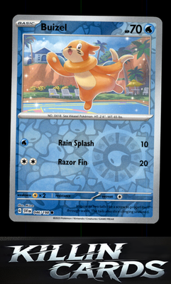 Reverse Holofoil Buizel 046/198 Pokemon Common SV01: Scarlet & Violet Base Set C