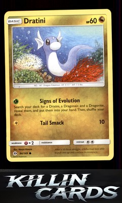 Dratini 94/149 Pokemon Common SM Base Set Card LP