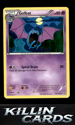 Golbat 54/135 Pokemon Uncommon Plasma Storm Card LP