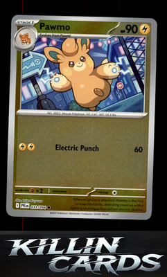 Reverse Holofoil Pawmo 033/094 Pokemon Common ME02: Phantasmal Flames Card NM