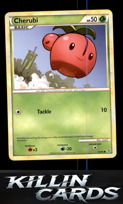 Cherubi 47/95 Pokemon Common Unleashed Card LP