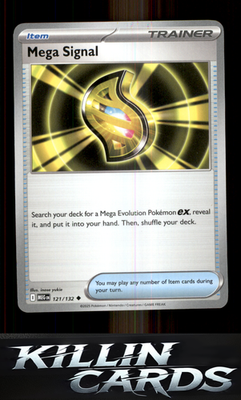Mega Signal - 121/132 121/132 Pokemon Uncommon ME01: Mega Evolution Card NM