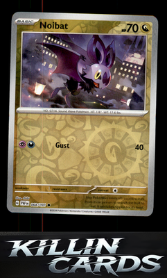 Reverse Holofoil Noibat - 068/091 068/091 Pokemon Common SV: Paldean Fates Card