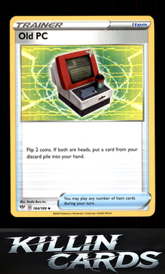 Old PC 164/189 Pokemon Uncommon SWSH03: Darkness Ablaze Card NM