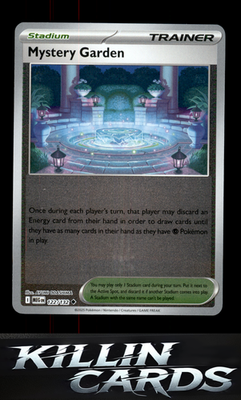Reverse Holofoil Mystery Garden - 122/132 122/132 Pokemon Uncommon ME01: Mega Ev