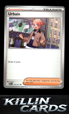 Urbain 214/217 Pokemon Uncommon ME: Ascended Heroes Card NM