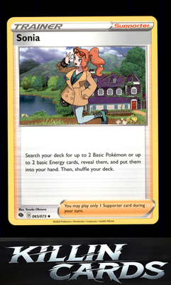 Sonia 65/73 Pokemon Uncommon Champion's Path Card NM