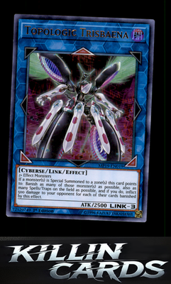 1st Edition Topologic Trisbaena MP19-EN019 YuGiOh Ultra Rare 2019 Gold Sarcophag