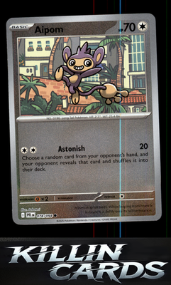 Reverse Holofoil Aipom 078/094 Pokemon Common ME02: Phantasmal Flames Card NM