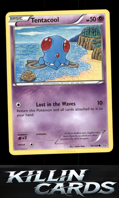 Tentacool 70/160 Pokemon Common XY - Primal Clash Card NM