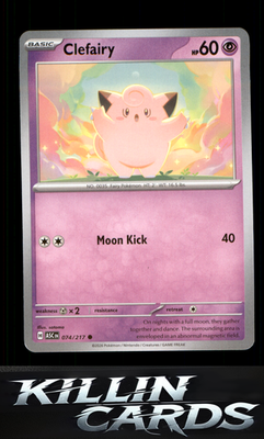 Clefairy 074/217 Pokemon Common ME: Ascended Heroes Card NM