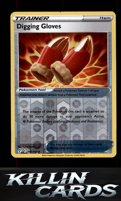 Reverse Holofoil Digging Gloves 145/203 Pokemon Uncommon SWSH07: Evolving Skies