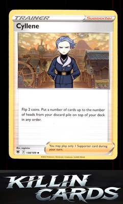 Cyllene 138/189 Pokemon Uncommon SWSH10: Astral Radiance Card NM