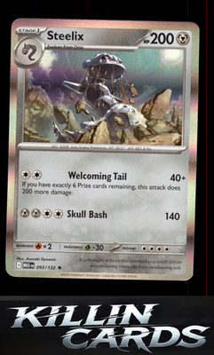 Steelix - 093/132 093/132 Pokemon Rare ME01: Mega Evolution Card NM