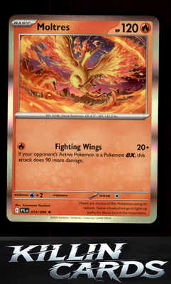 Moltres 014/094 Pokemon Rare ME02: Phantasmal Flames Card NM
