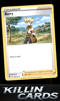 Barry 130/172 Pokemon Uncommon SWSH09: Brilliant Stars Card NM
