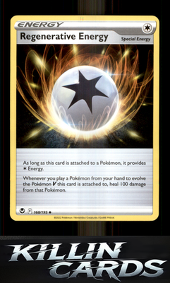 Regenerative Energy 168/195 Pokemon Uncommon SWSH12: Silver Tempest Card NM