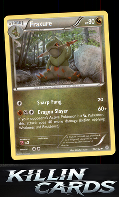 Fraxure 110/162 Pokemon Uncommon XY - BREAKthrough Card NM