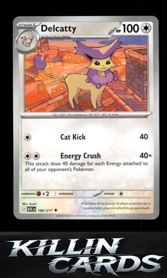 Delcatty 166/217 Pokemon Uncommon ME: Ascended Heroes Card NM
