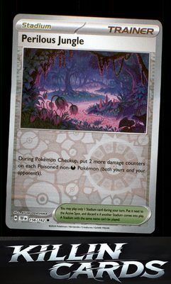 Reverse Holofoil Perilous Jungle 156/162 Pokemon Uncommon SV05: Temporal Forces