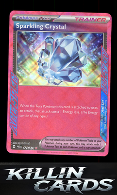Sparkling Crystal 129/131 Pokemon ACE SPEC Rare SV: Prismatic Evolutions Card NM