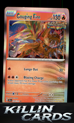 Gouging Fire 038/191 Pokemon Rare SV08: Surging Sparks Card NM