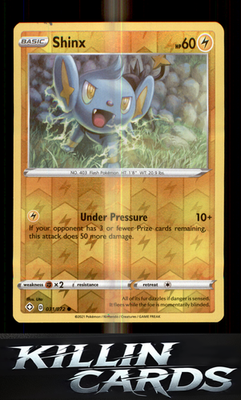 Reverse Holofoil Shinx 031/072 Pokemon Common Shining Fates Card NM