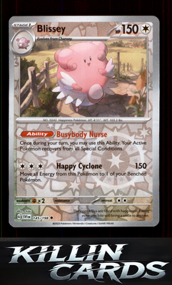 Reverse Holofoil Blissey 145/198 Pokemon Uncommon SV01: Scarlet & Violet Base Se