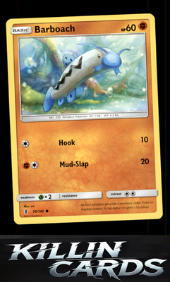 Barboach 70/145 Pokemon Common SM - Guardians Rising Card LP
