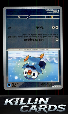 Reverse Holofoil Piplup - 027/094 027/094 Pokemon Common ME02: Phantasmal Flames