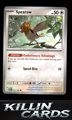 Spearow 021/165 Pokemon Common SV: Scarlet & Violet 151 Card NM