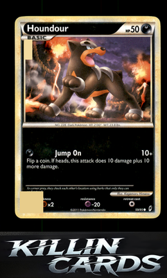 Houndour 59/95 Pokemon Common Call of Legends Card LP