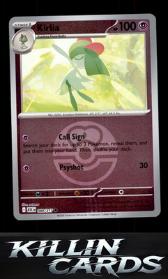 Reverse Holofoil Kirlia (Love Ball) 088/217 Pokemon Common ME: Ascended Heroes C
